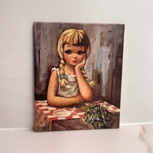 Wall Art Home Decor - Wide Eyed Girl